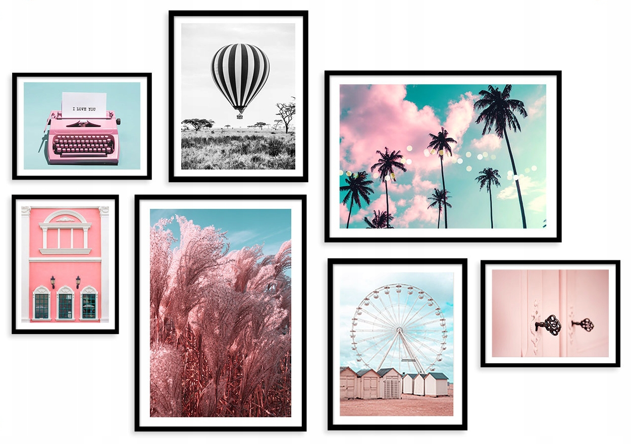 Poster - Vintage-Fotografie / 02 / 7er-Set