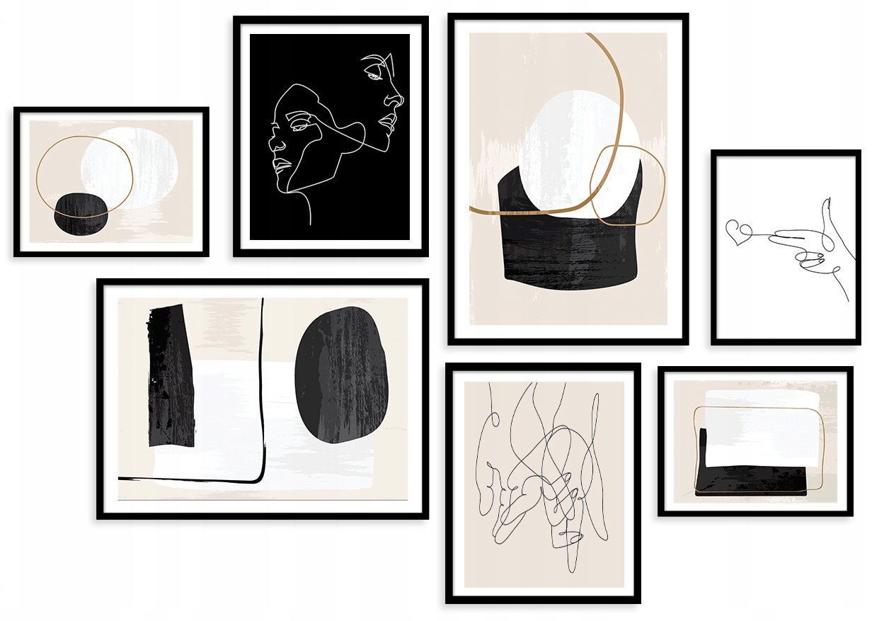 Poster - Moderne Kunst / 7er-Set