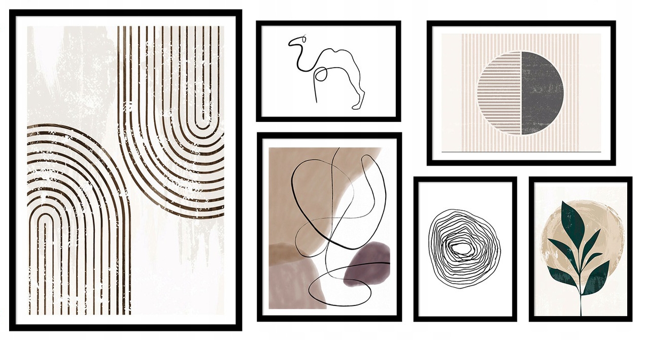 Poster - Moderne Kunst / 02 / 6er-Set