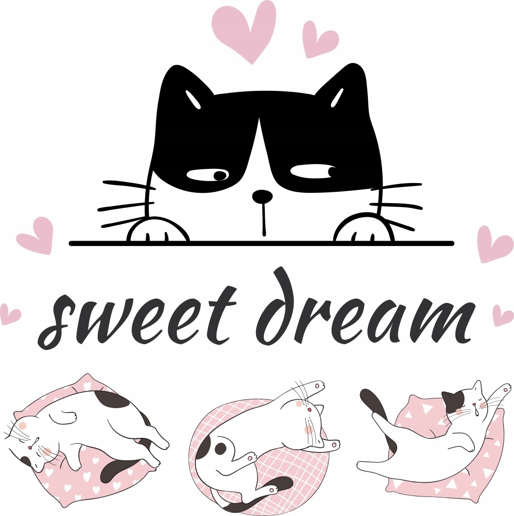 Wandtattoo - Sweet Dream / Cats