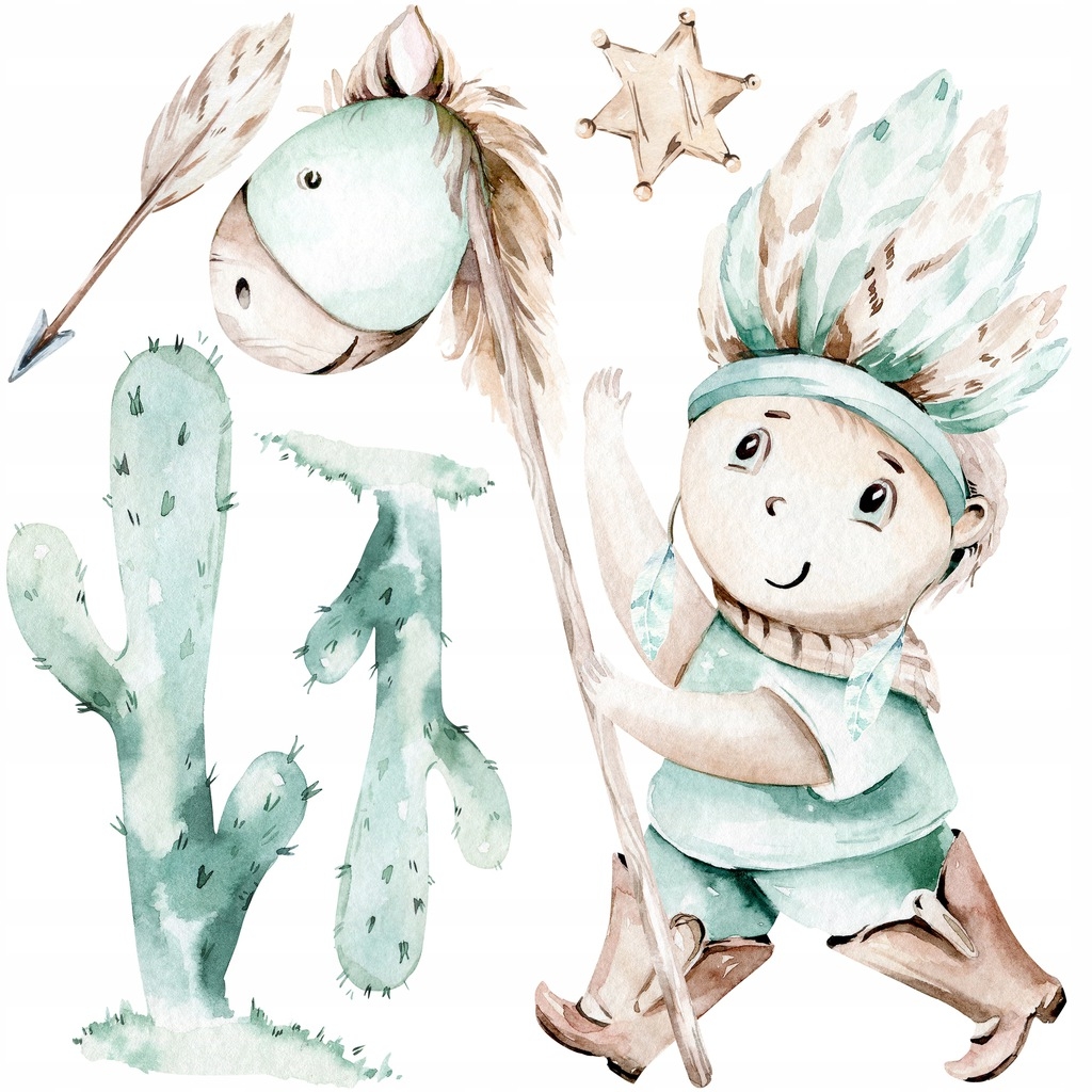 Wandtattoo - Indian Tipi