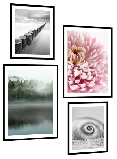 Poster - Wald und Blume / 02 / 4er-Set