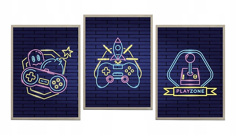 Poster – Player of the PS Control Pads / 3er-Set