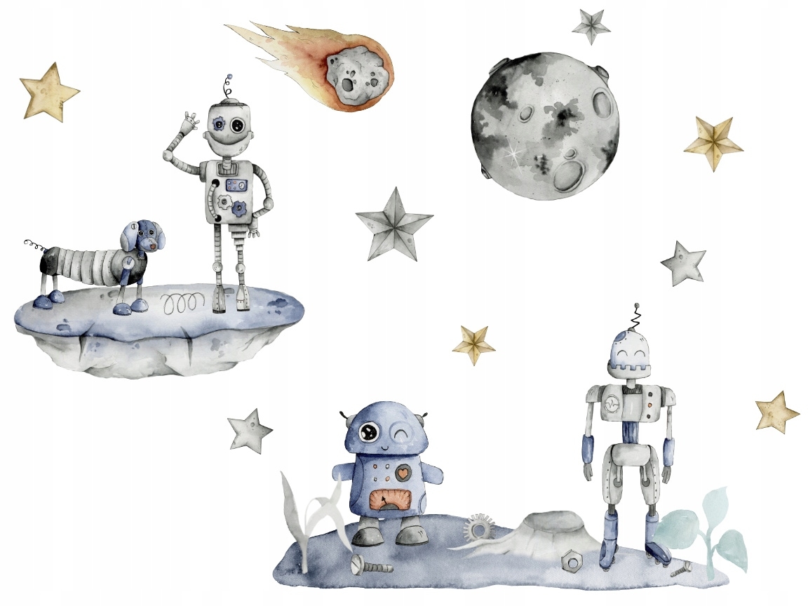 Wandtattoo - Roboter