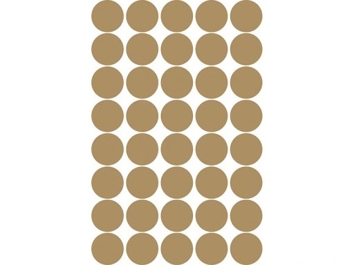 Wandtattoo - Punkte / Gold / 5cm