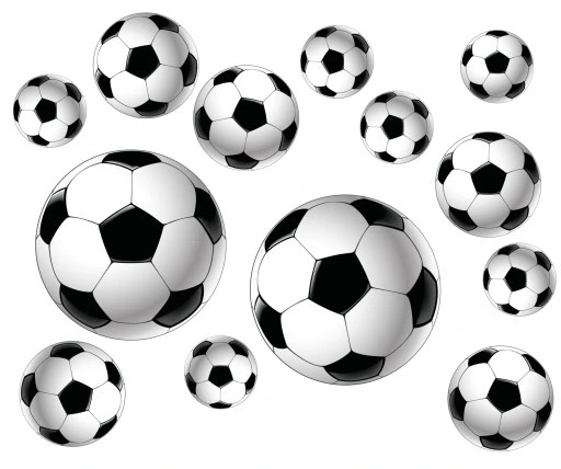 Wandtattoo - Fußball