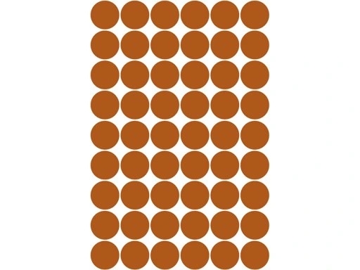 Wandtattoo - Punkte / Kupfer