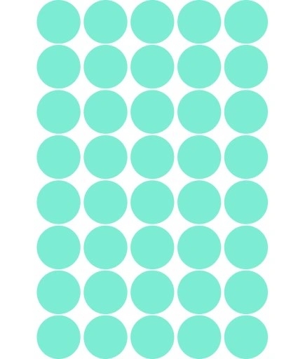 Wandtattoo - Punkte / Minze / 5cm