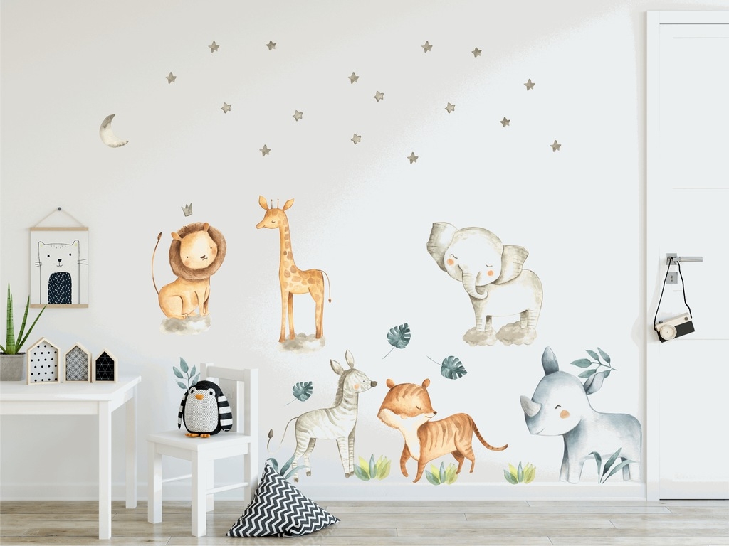 Wandtattoo - Safaritiere