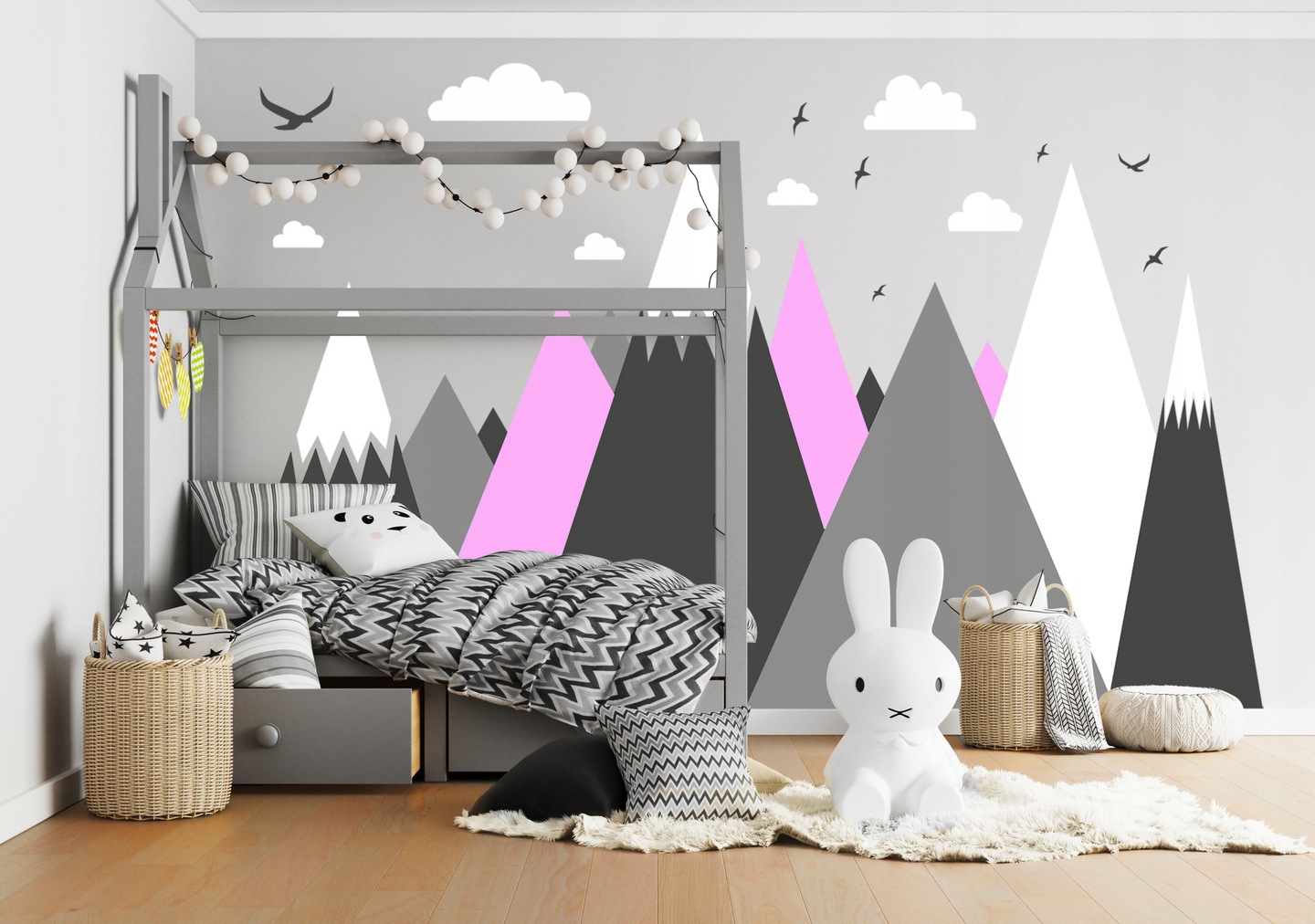 Wandtattoo - Berge Himmel