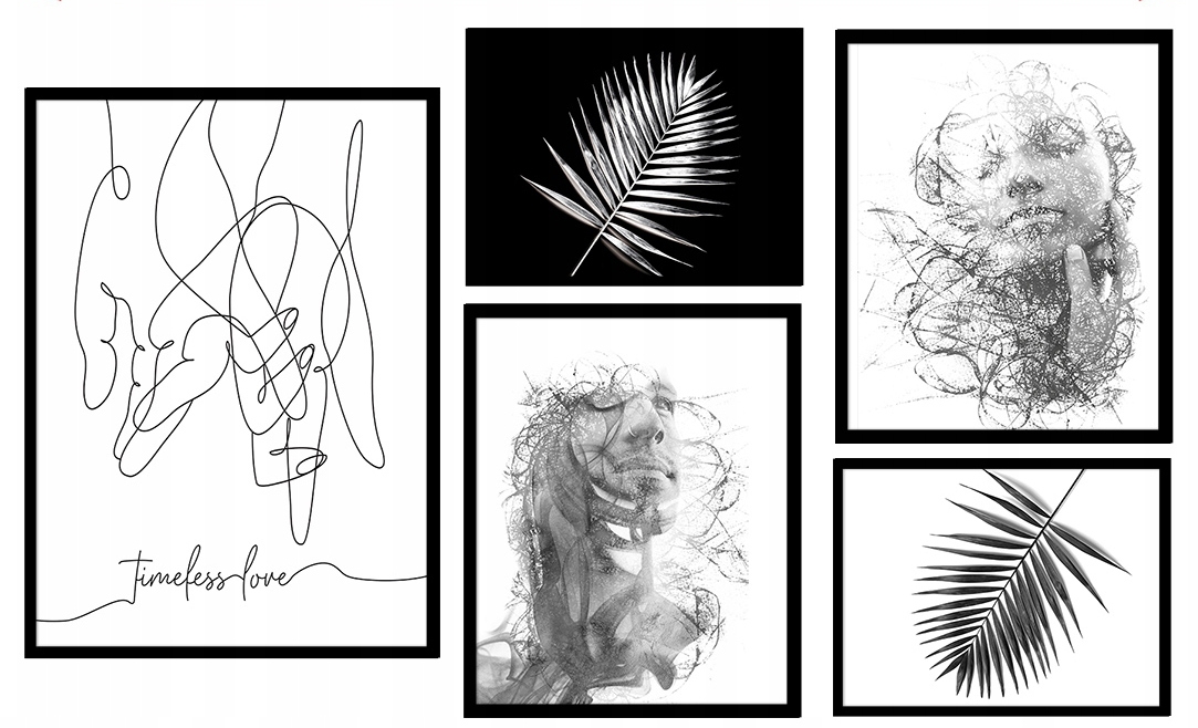 Poster - Moderne Kunst / 5er-Set