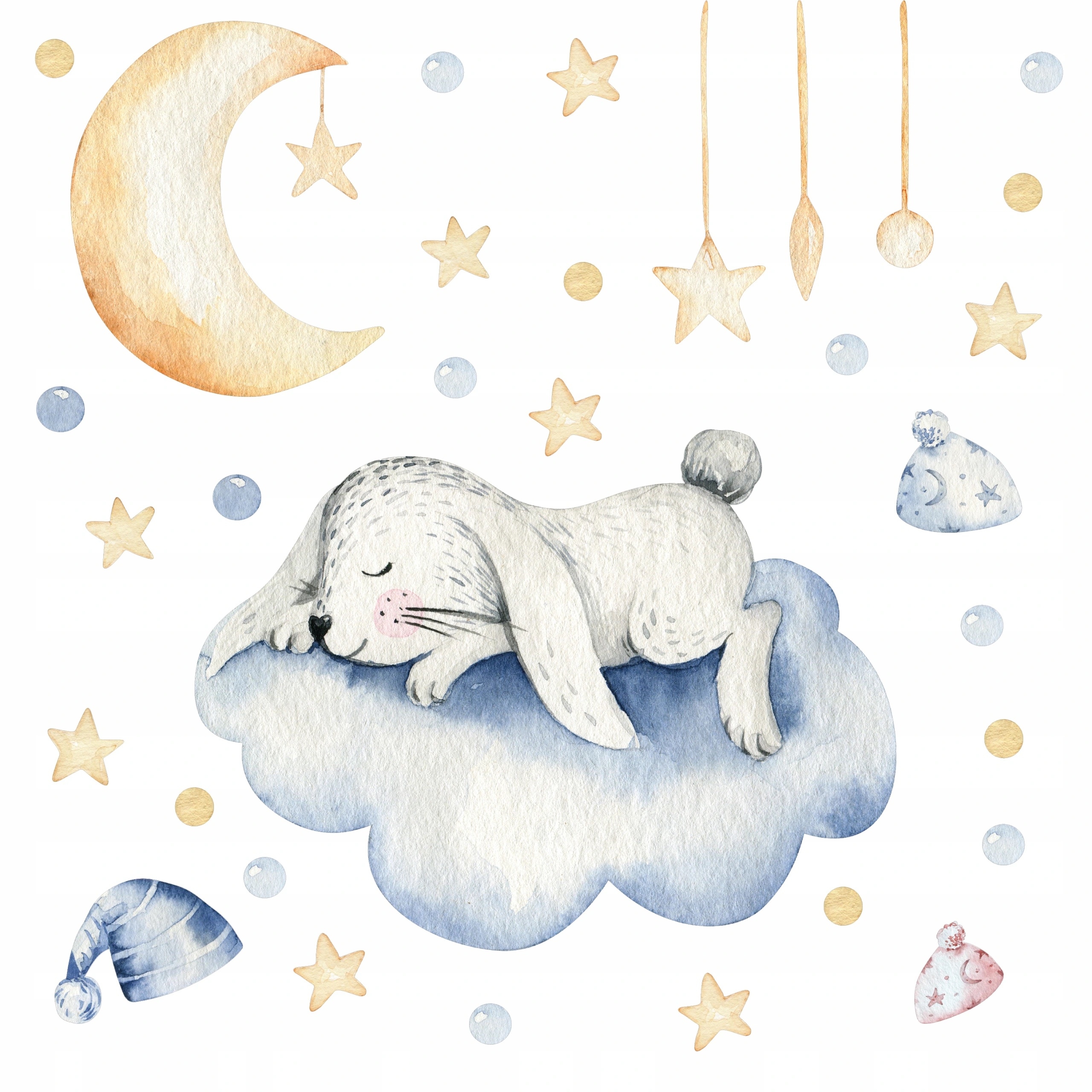 Wandtattoo - Hasennacht