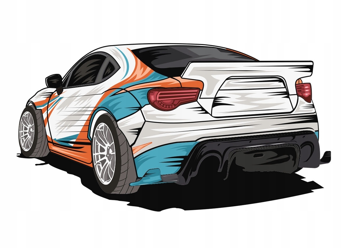 Wandtattoo - BMW Sport-Auto