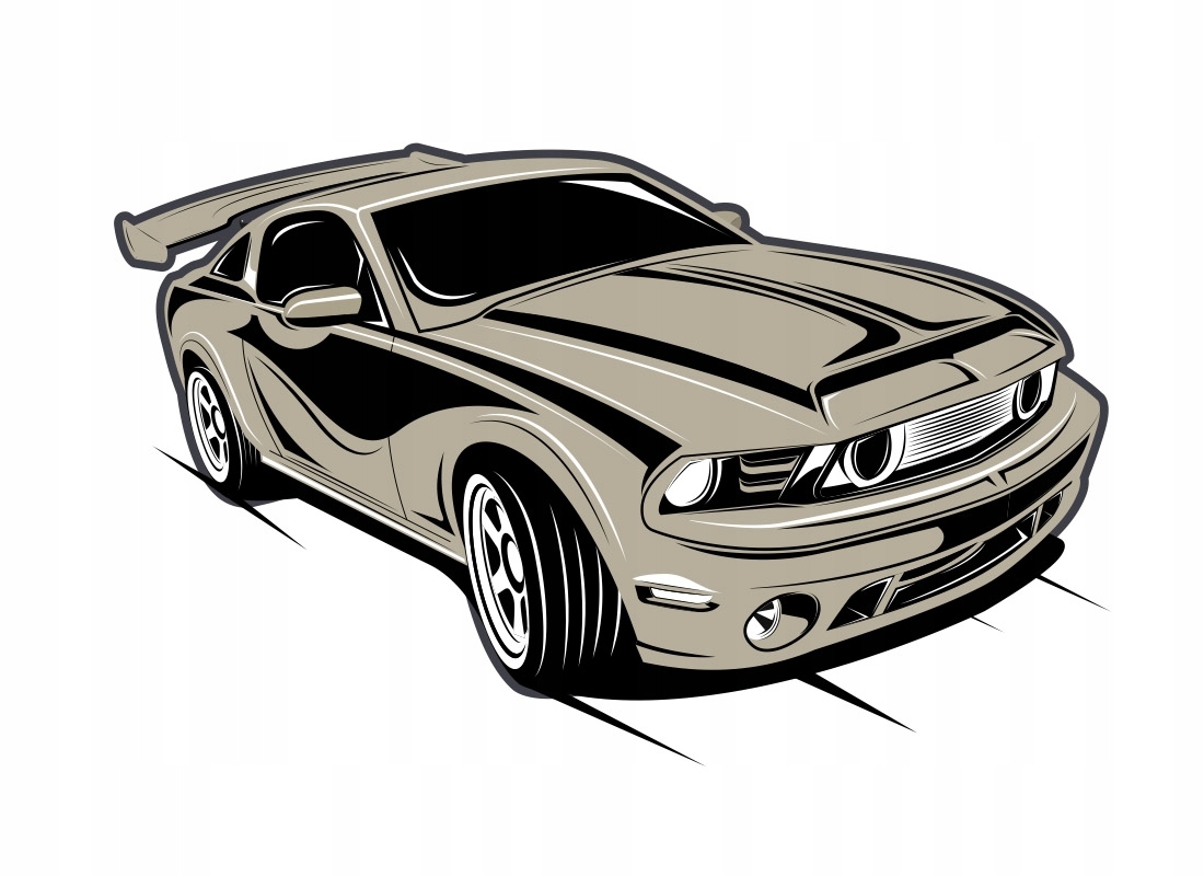 Wandtattoo - Ford Mustang Sportwagen