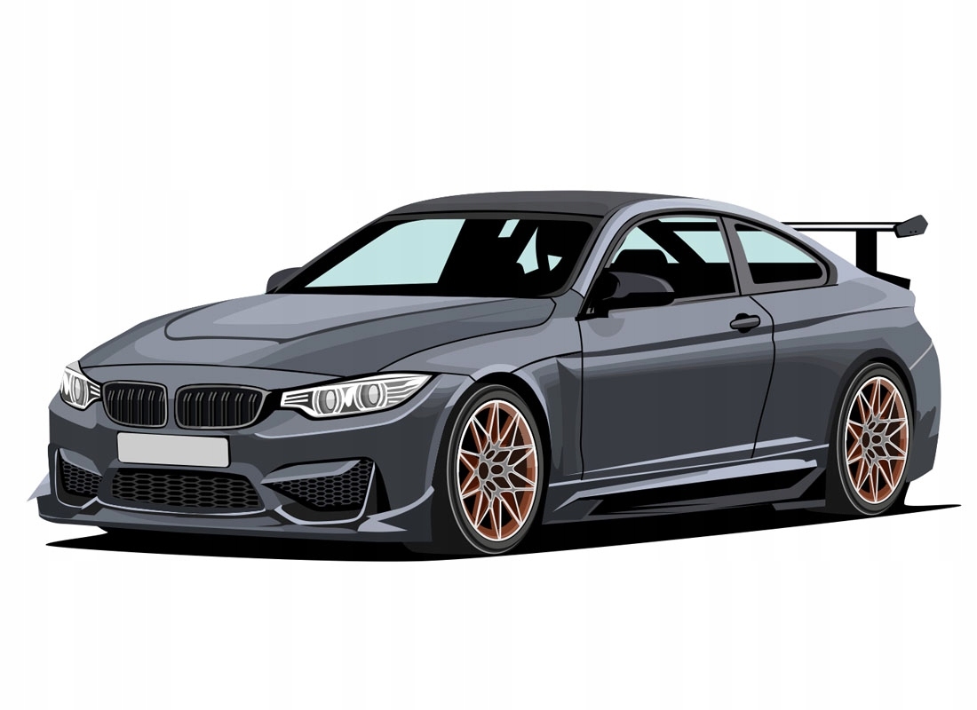 Wandtattoo - BMW Schwarz / 02