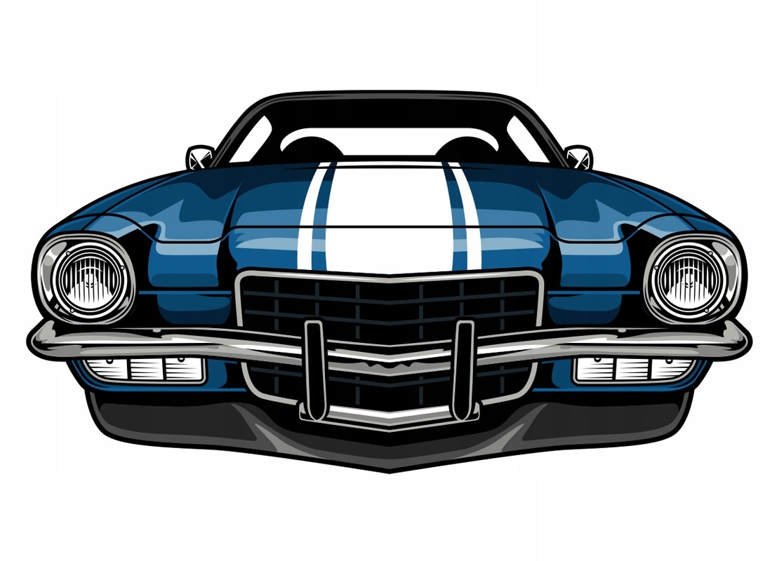 Wandtattoo - Retro Cadillac