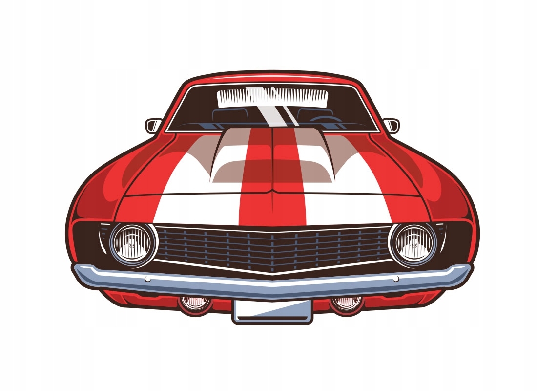 Wandtattoo - Retro Cadillac / 05