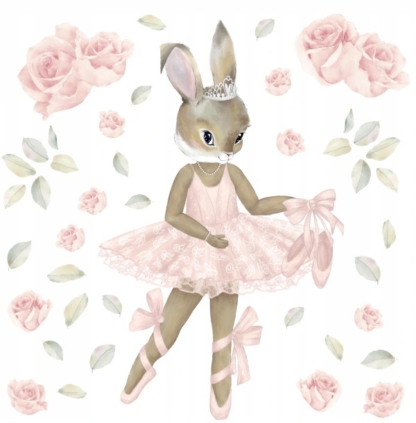 Wandtattoo - Häschen-Ballerina