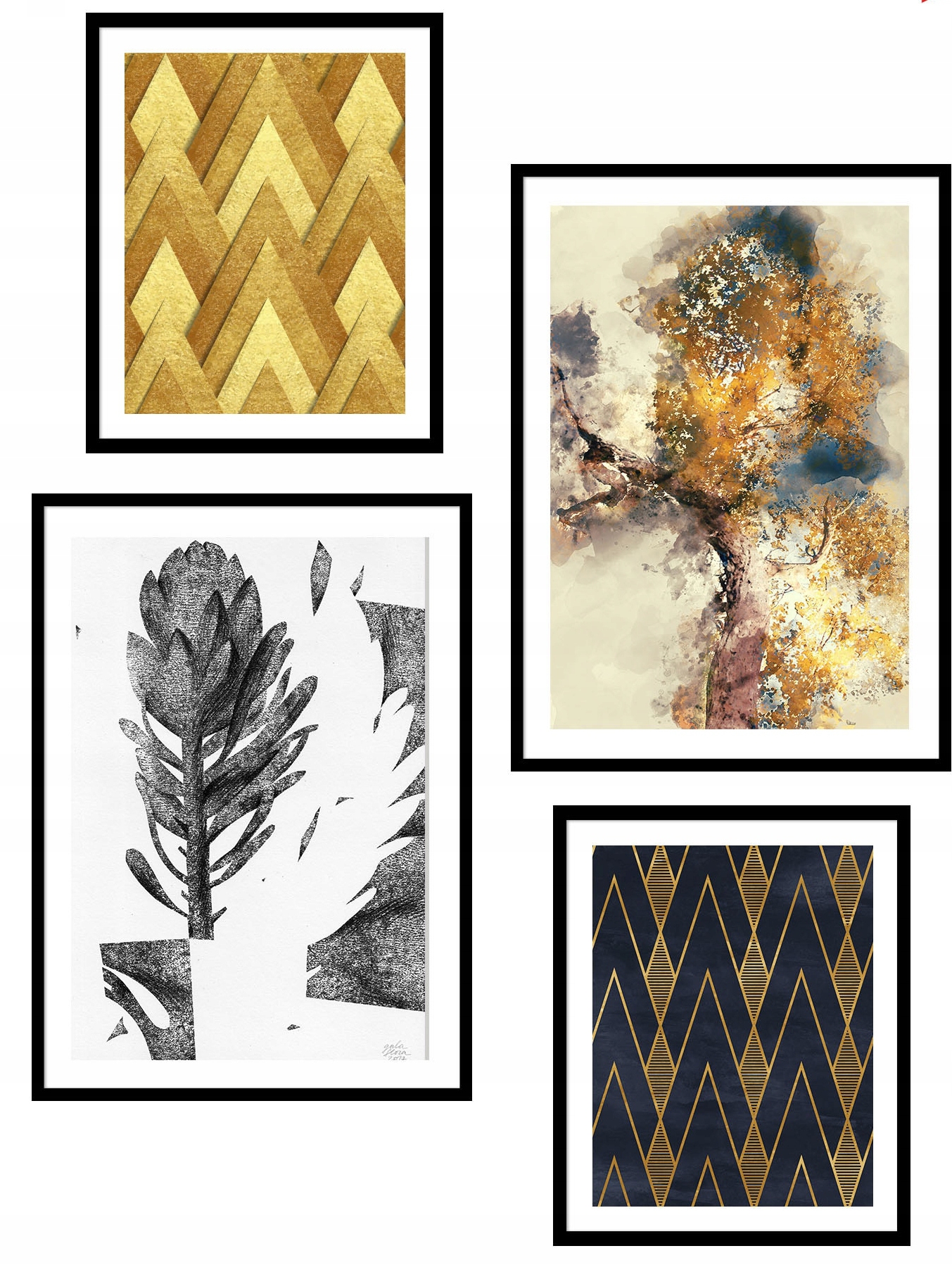 Poster - Moderne Kunst / 4er-Set