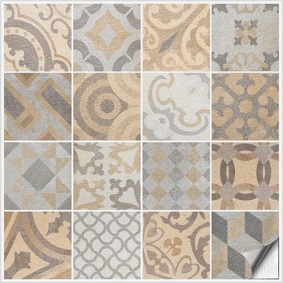 Fliesenaufkleber - Jahrgang / 24 Stk