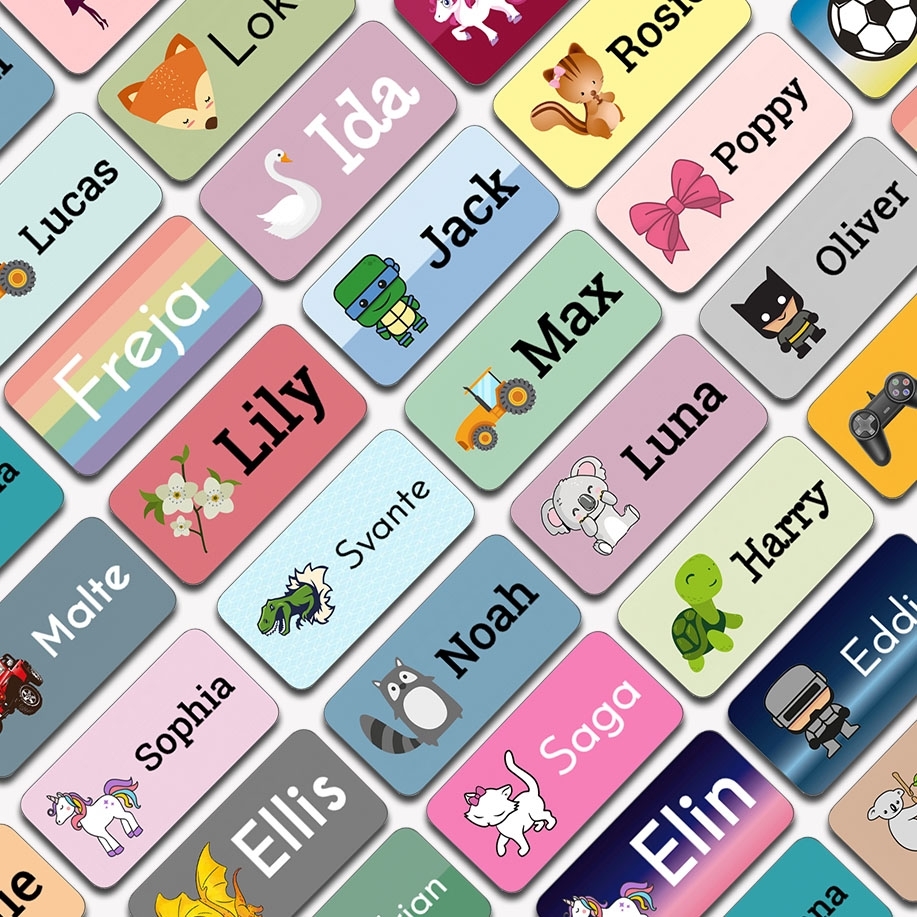 Kampagne - 100 Stck Namensaufkleber