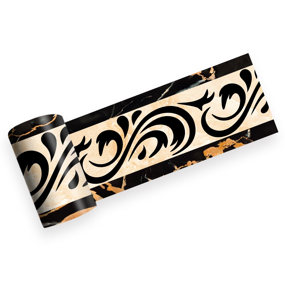 Wandtattoo - Altgriechische Vintage-Muster-Grenzlinie / 02