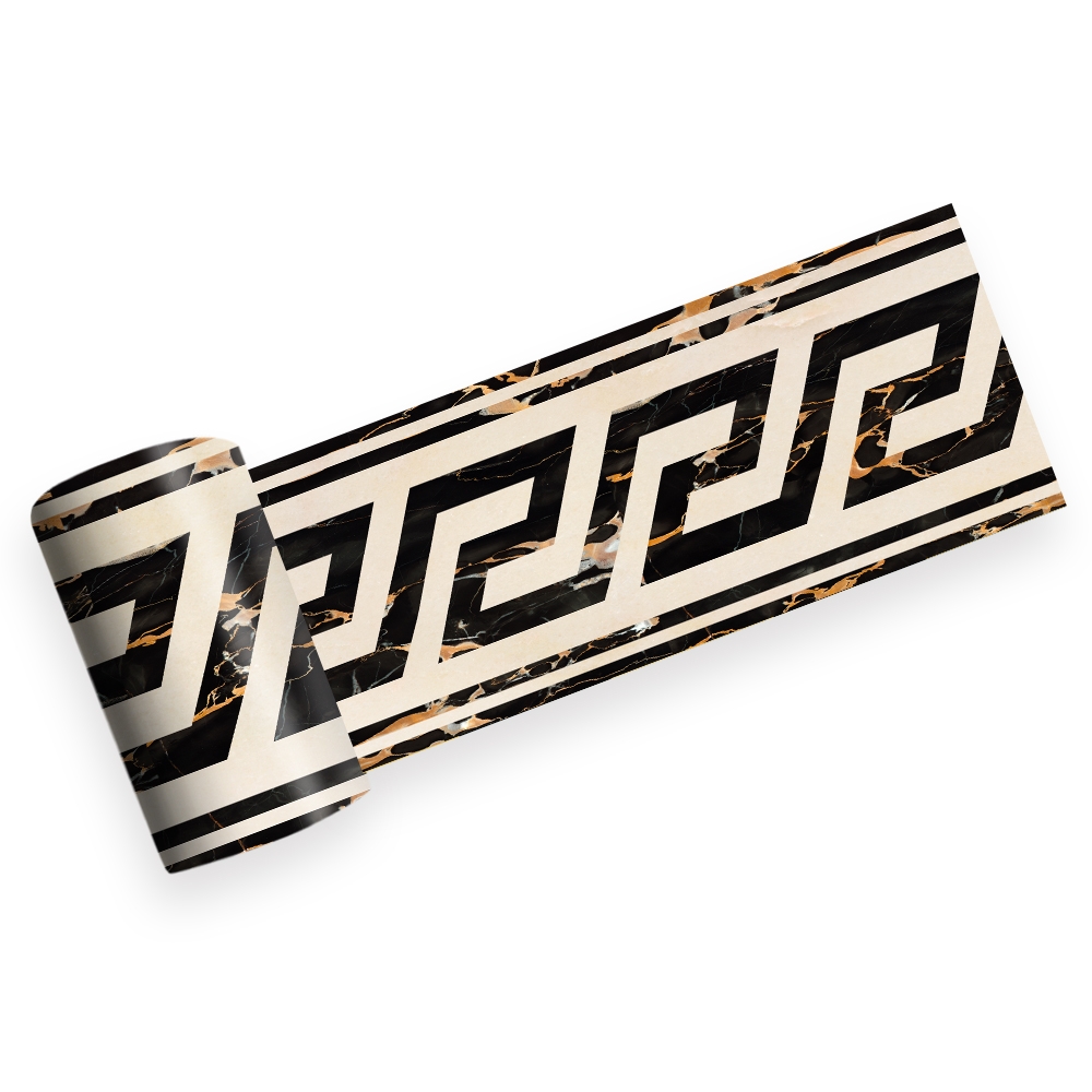 Wandtattoo - Altgriechische Vintage-Muster-Grenzlinie