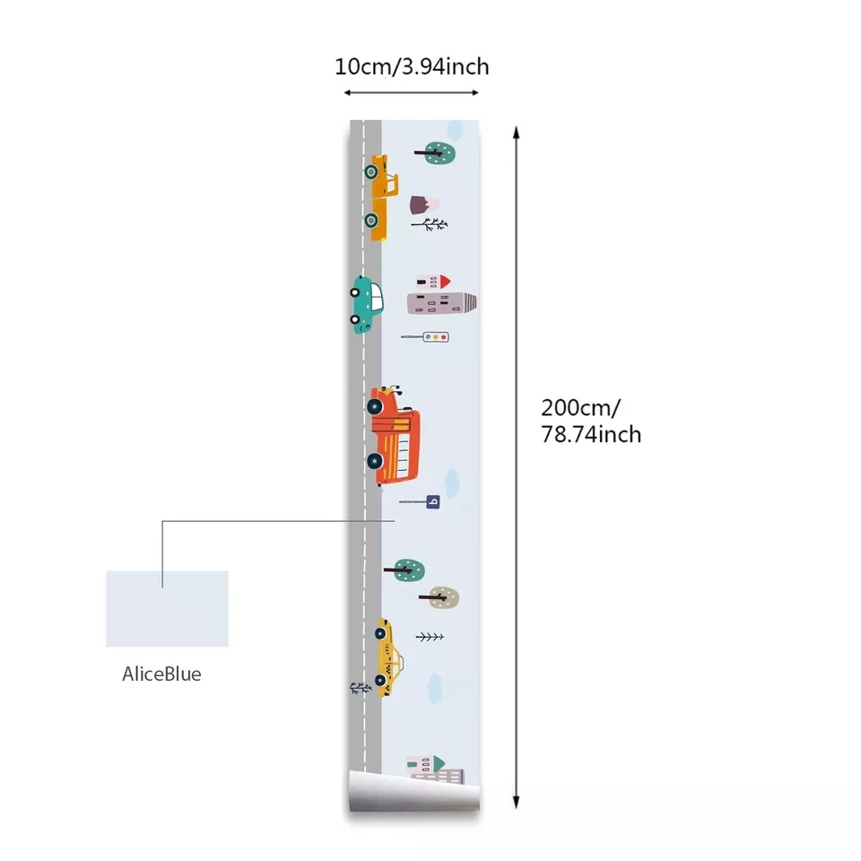 Wandtattoo - Fahrzeuge auf der Straße / Bordürenaufkleber
