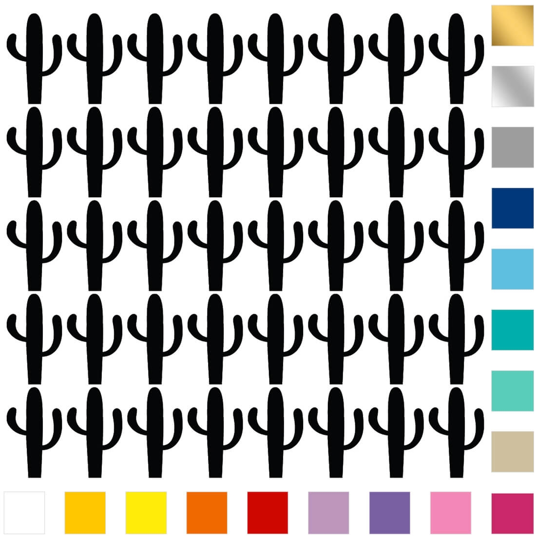 Wandtattoo - Kakteen