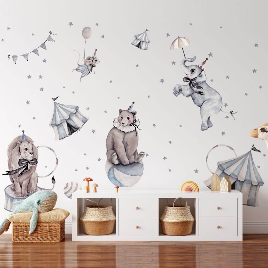 Wandtattoo - Feen-Zirkus