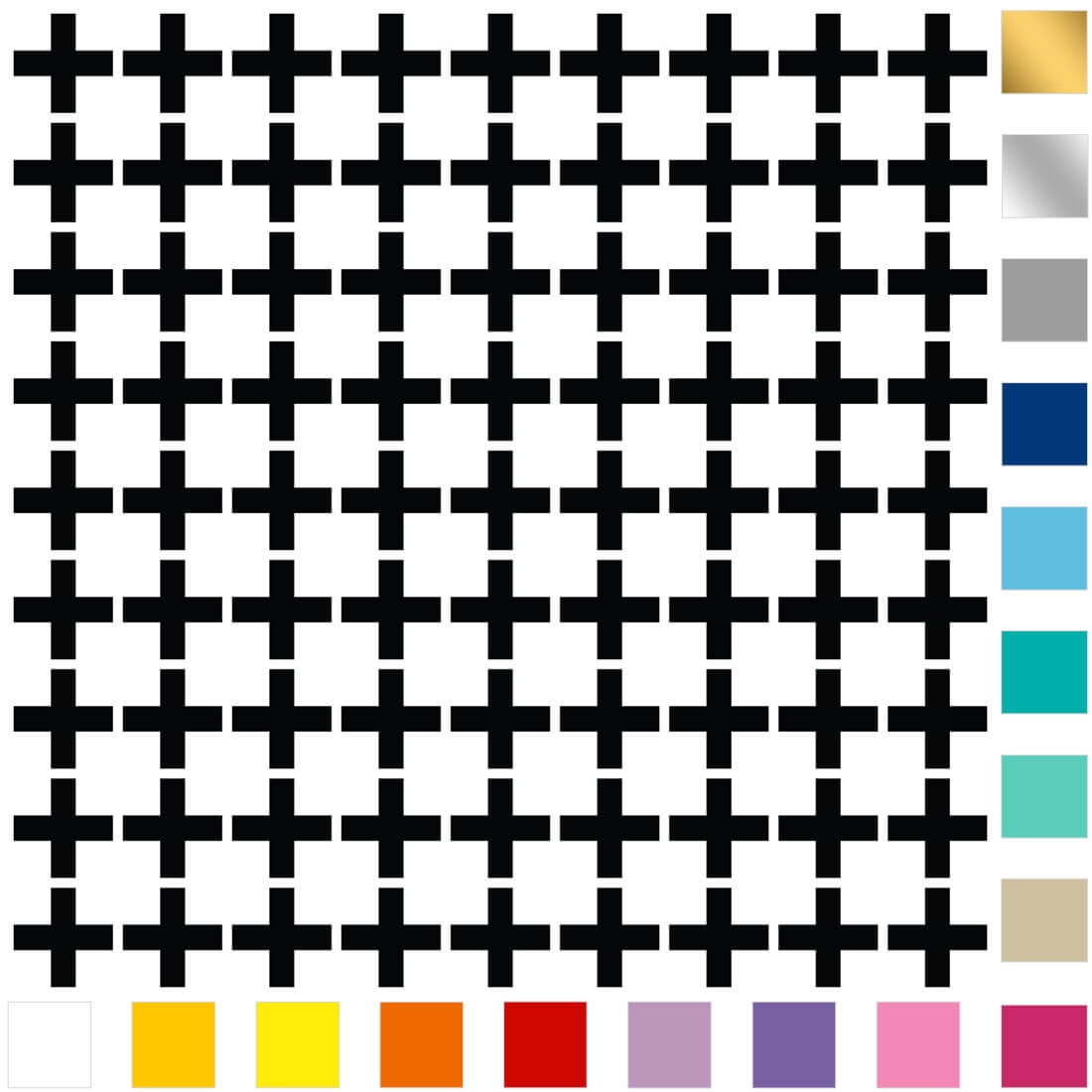 Wandtattoo - Kreuze / Klein