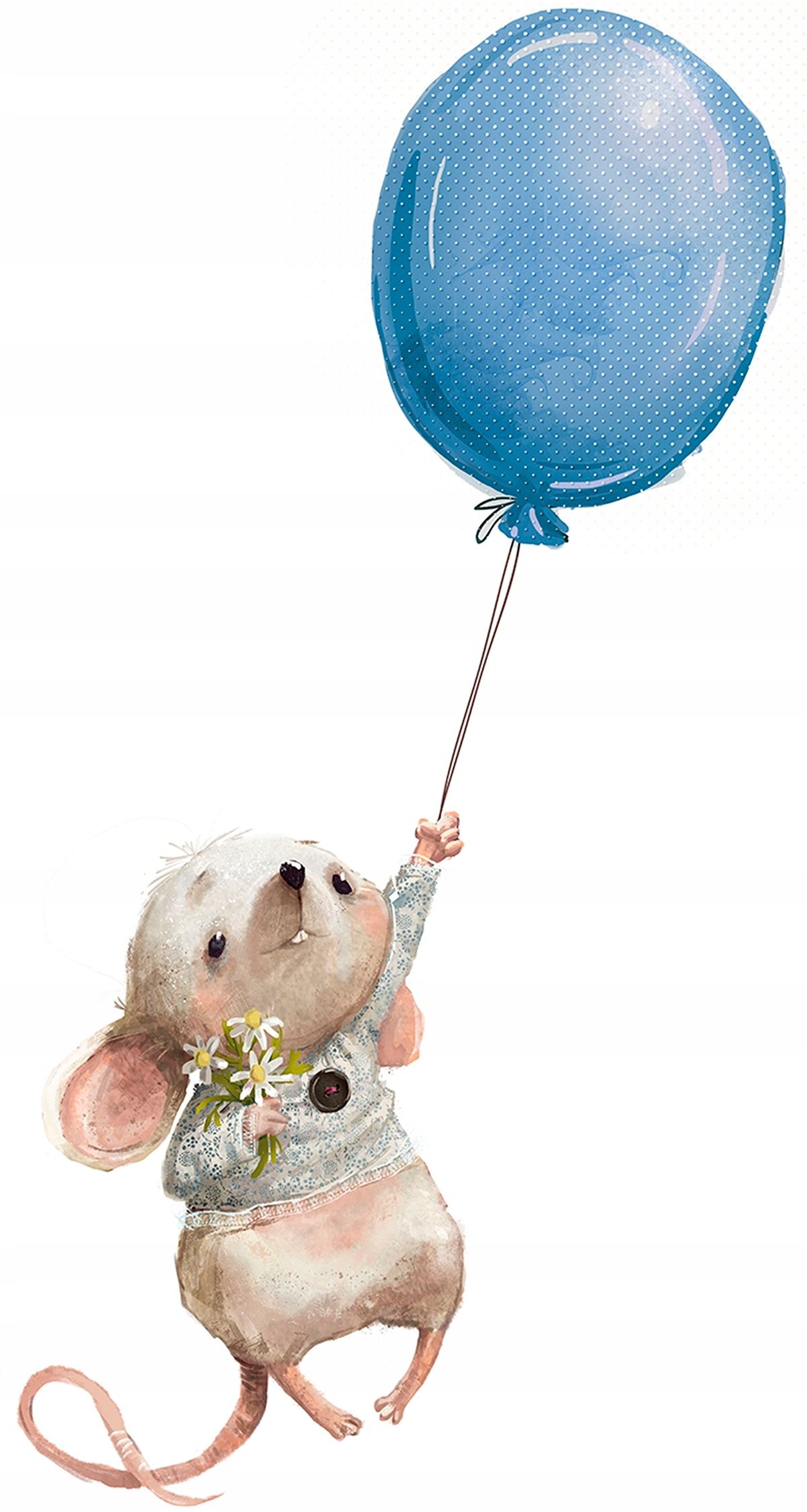 Wandtattoo - Ballon mit Maus