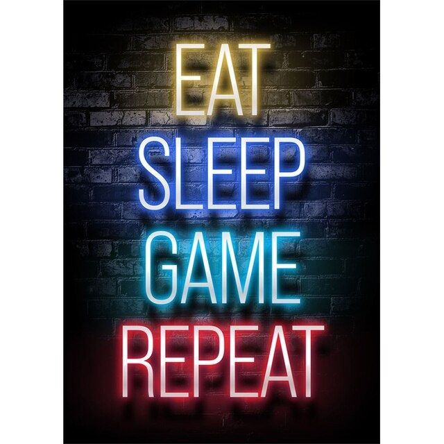 Poster - SLEEP EAT REPEAT GAME