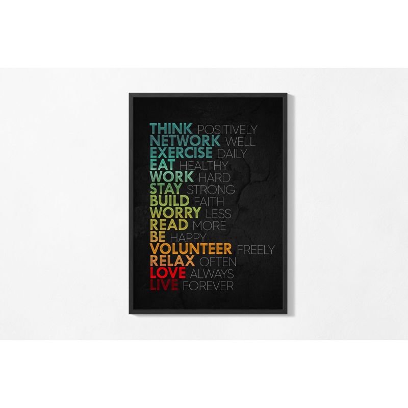 Poster - Positive Wörter