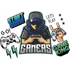 Wandtattoo - GAMERS 