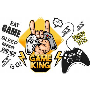 Wandtattoo - GAME KING