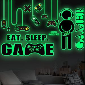 Wandtattoo - Game Zone / Leuchten im Dunkeln