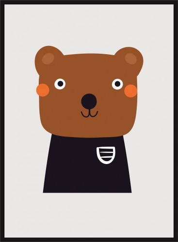 Poster - Bärenbaby
