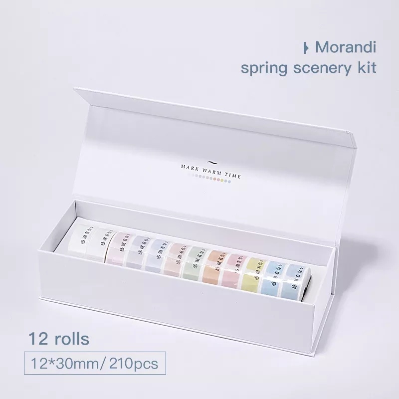 Niimbot D11 Thermoetikettenrolle Buntes Kit Druckpapier / 12 x 30 mm, 210 Stück