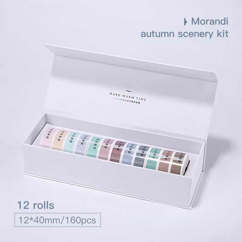 Niimbot D11 Thermoetikettenrolle Buntes Kit Druckpapier / 12 x 40 mm, 160 Stück