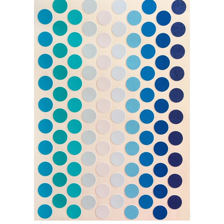 Wandtattoo - Punkte / Smaragdblau / 100St