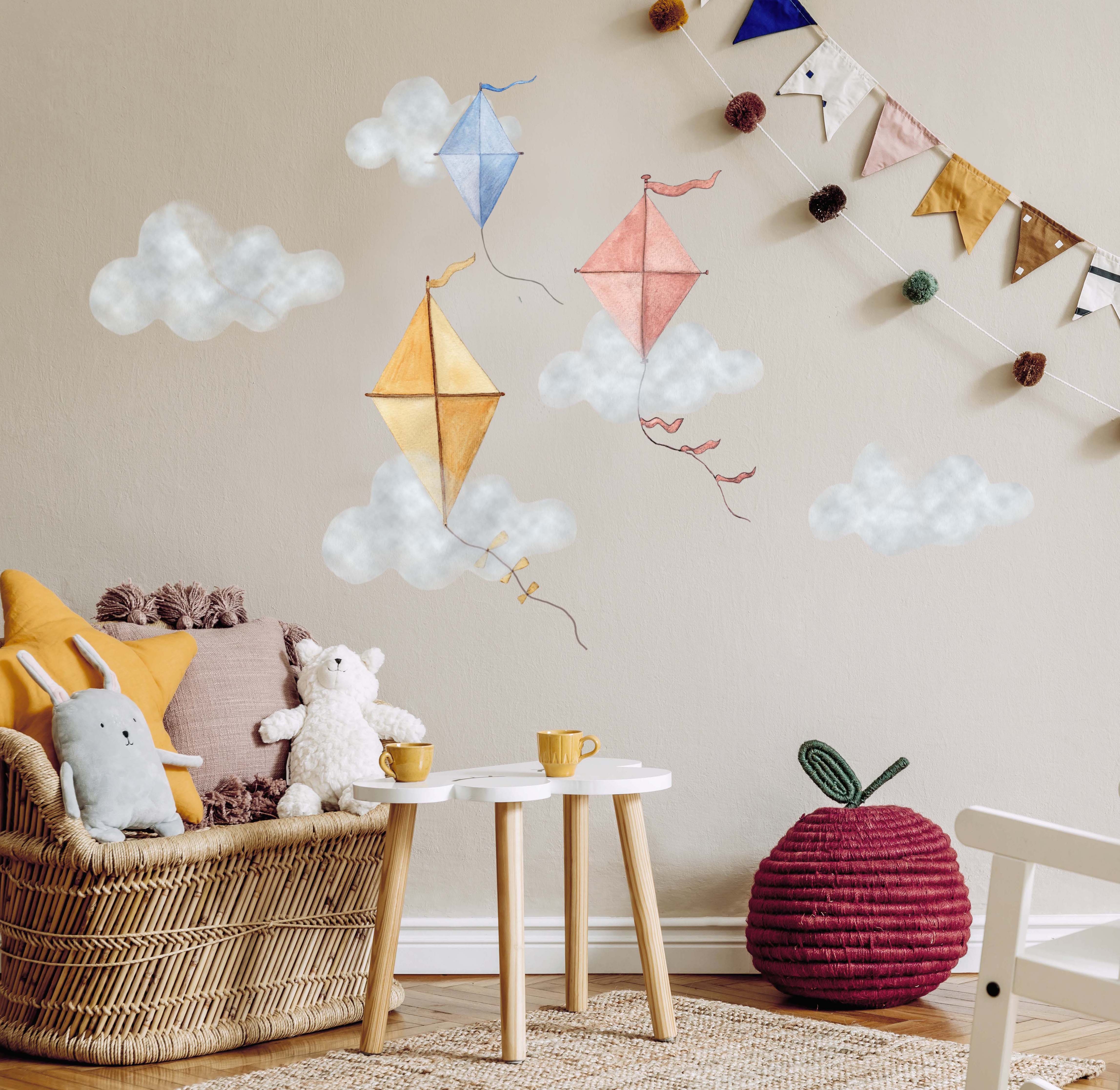 Wandtattoo - Fliegende Drachen