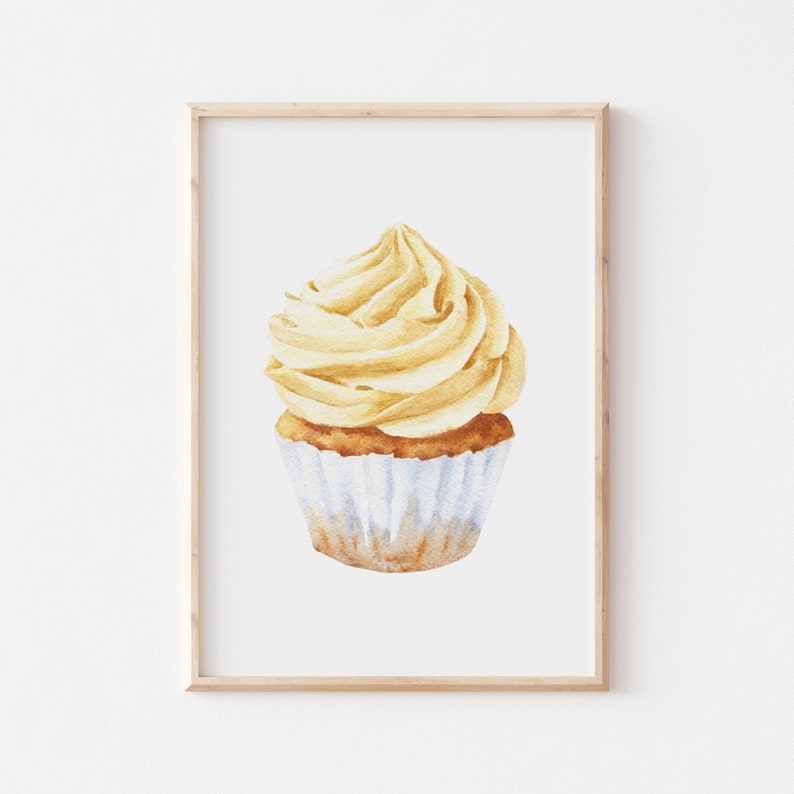 Poster - Vanille-Cupcake