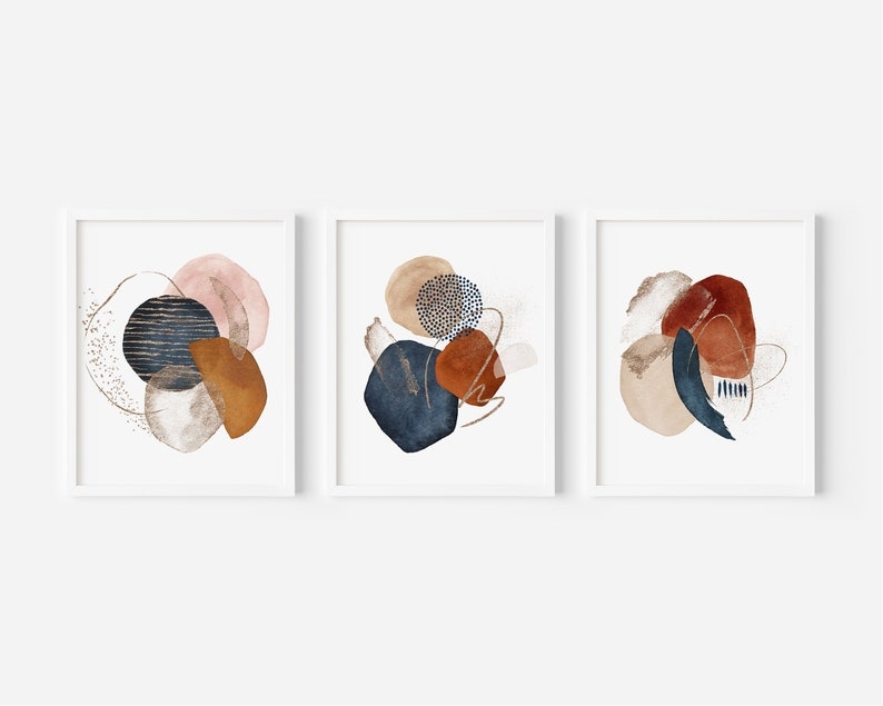 Poster - Abstrakte Kunst / 3er-Set