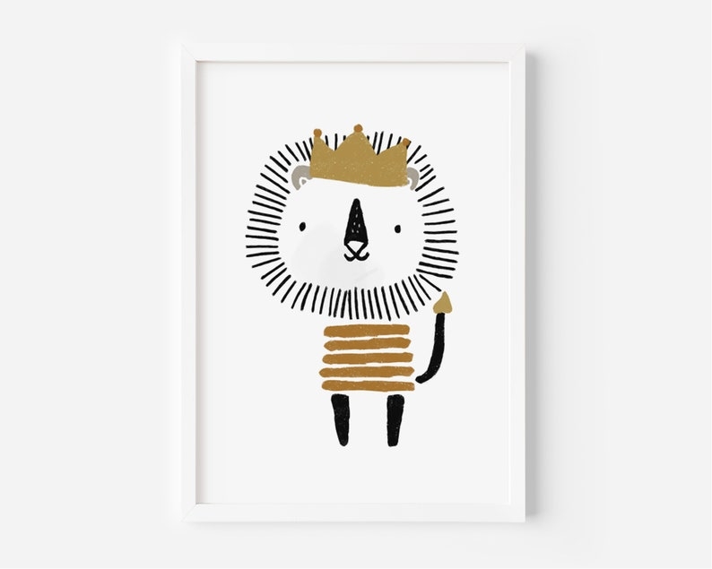 Poster - Kindergarten Löwe