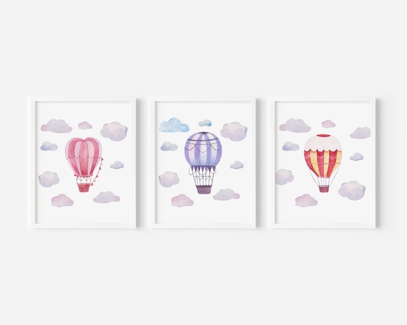 Poster – Heißluftballons / 3er-Set