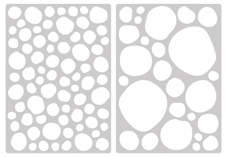 Wandtattoo - Punkte / Weiß / 100 Stück / 02