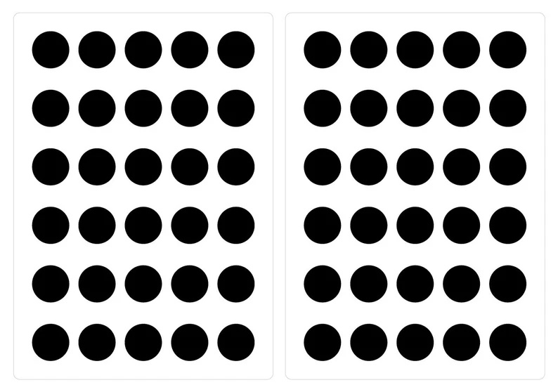 Wandtattoo - Punkte / Schwarz