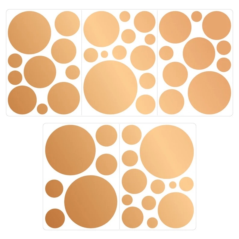 Wandtattoo - Punkte / Kupfer matt / 03