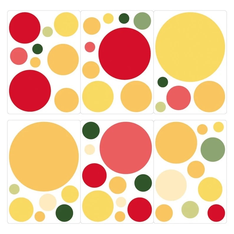 Wandtattoo - Punkte / Mango / 02